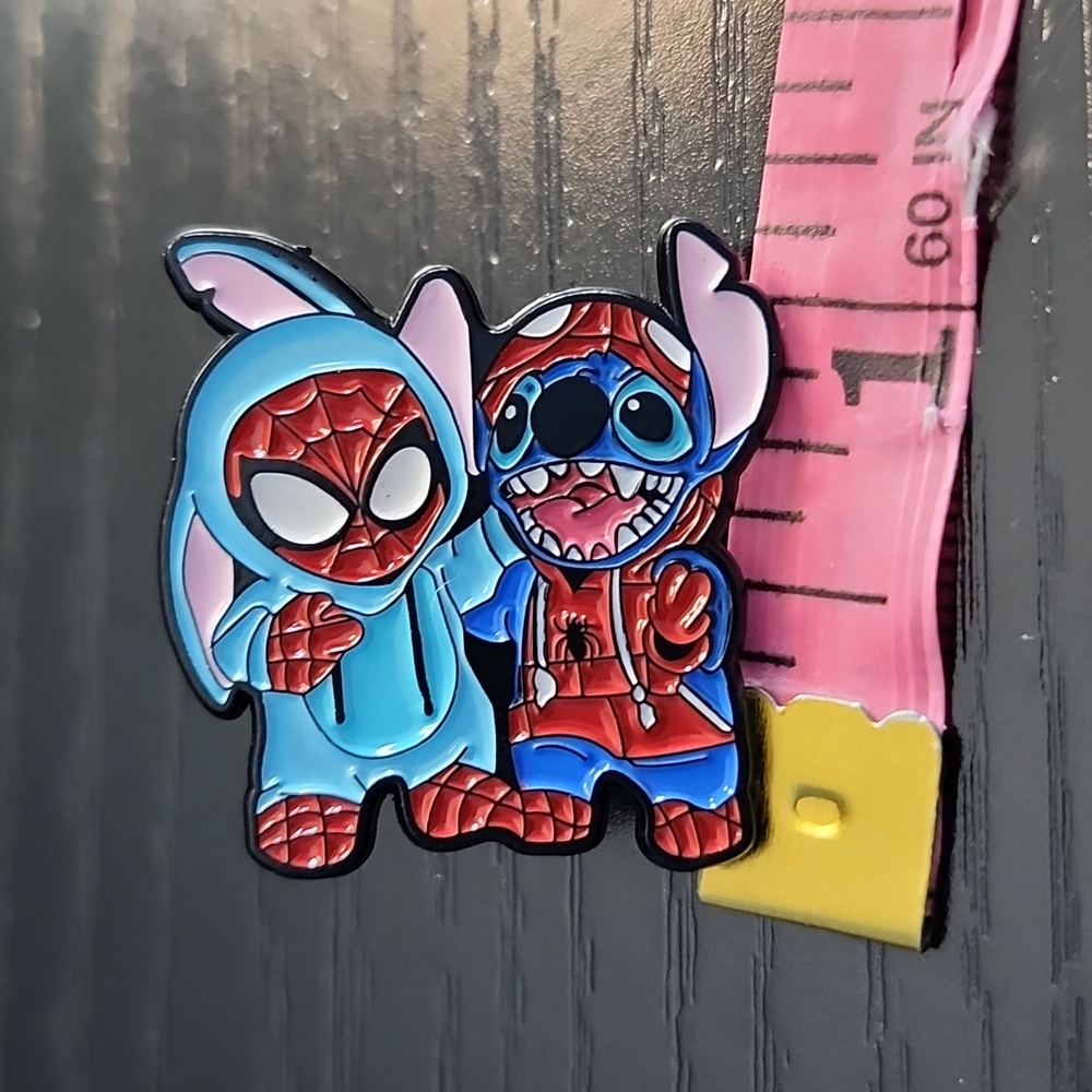 Disney "Stitch as Spiderman as Stitch" Enamel Pin - Picture 4 of 4